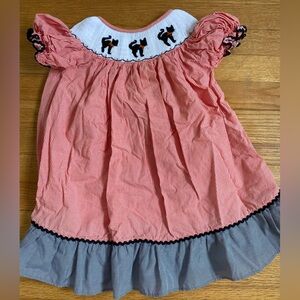 Barefoot size 2 Orange Halloween cat dress